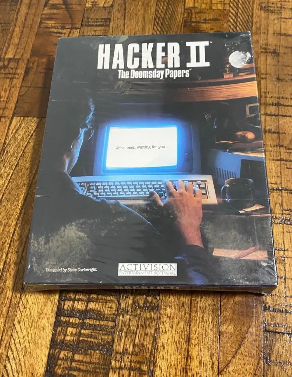 New Sealed Hacker II The Doomsday Papers Activision 1986 C64 Commodore 64/128